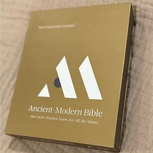 Ancient-Modern Bible in Gold New King James Version